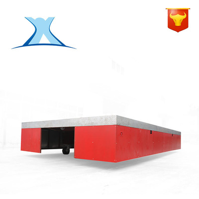 自动化定点移动蓄电池小车 液压升降平台车 无轨电动过跨平车