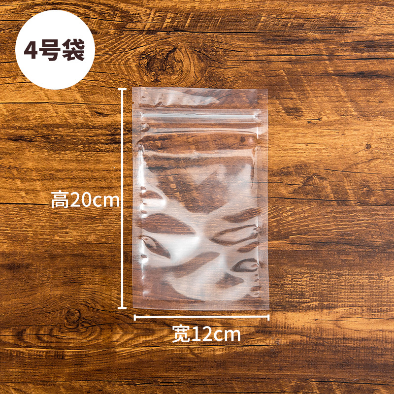 Bolsa ziplock de fruta seca de alta transparencia, bolsa de plástico sellada, bolsa ziplock, embalaje de alimentos, bolsa de huesos, fábrica al por mayor