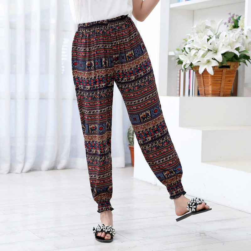 Pantalon léger femme en coton - Ref 3429990 Image 1