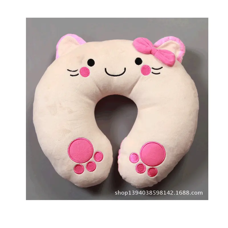 u型枕护颈枕保健颈椎枕头卡通抱枕办公室午睡枕
