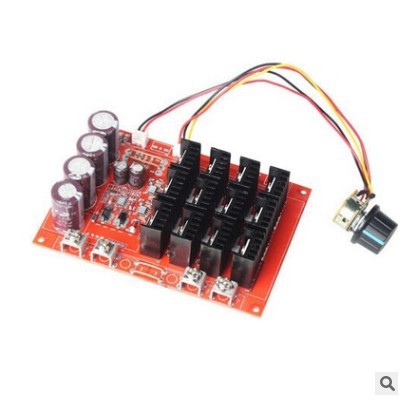 12v/24v/48v60A3kw调速器pwm控制器直流电机泵调速器脉宽调速开关