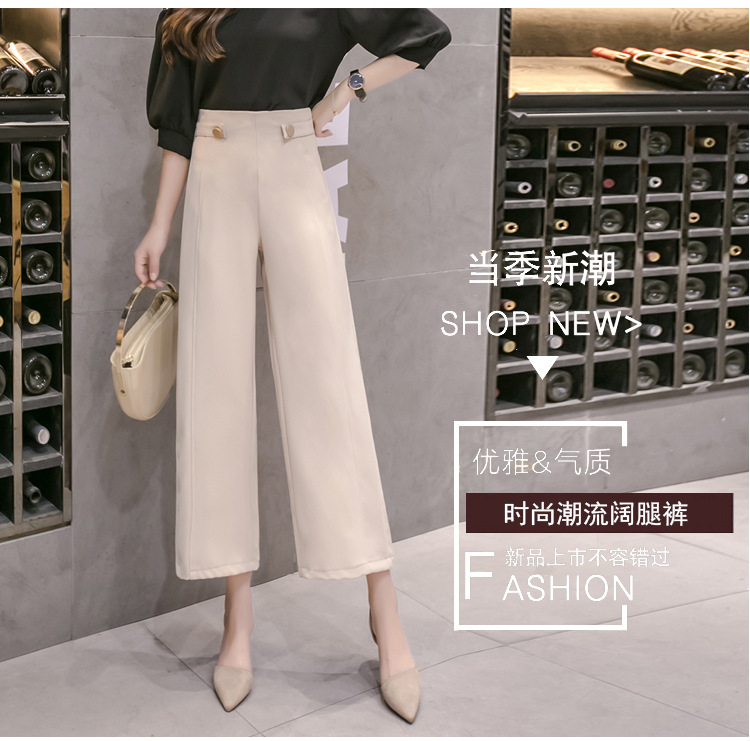 Pantalon léger femme en coton - Ref 3430164 Image 12