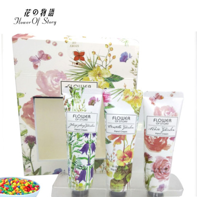 厂家直销护手霜3支套装 保湿补水防冻裂去角质手部护理 一件代发|ru