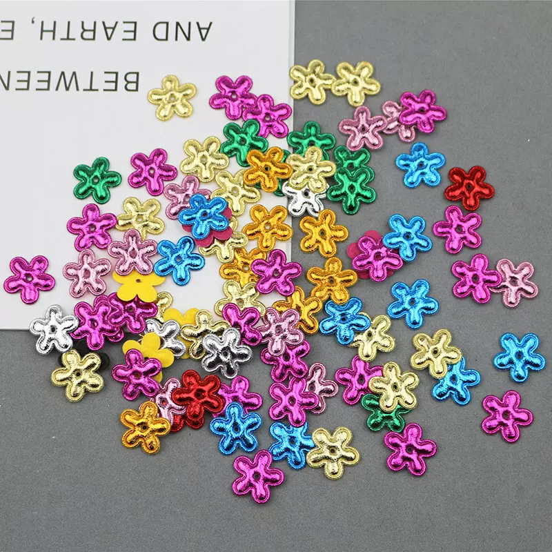 亮面小花超声波压花儿童DIY发饰发夹 头箍礼品装饰材料 饰品配件