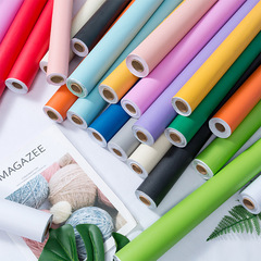 Self-adhesive wallpaper, solid-color PVC thick waterproof wall sticker for school, kindergarten, children's wallpaper, self-adhesive for dorms and bedrooms