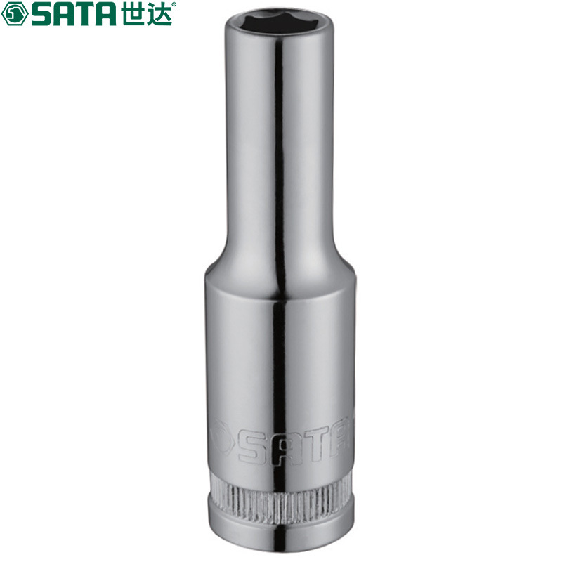 世达五金工具12.5MM6角加深加长套筒头汽车维修扳手套筒13401-17