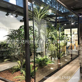 仿真花艺软装门头店招室内装饰植物墙配材仿真假植物盆景