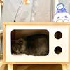 Meow's small furniture TV cat climbing shelf small wooden cat shelves cat nest disassembled cat nest cat jumping platform