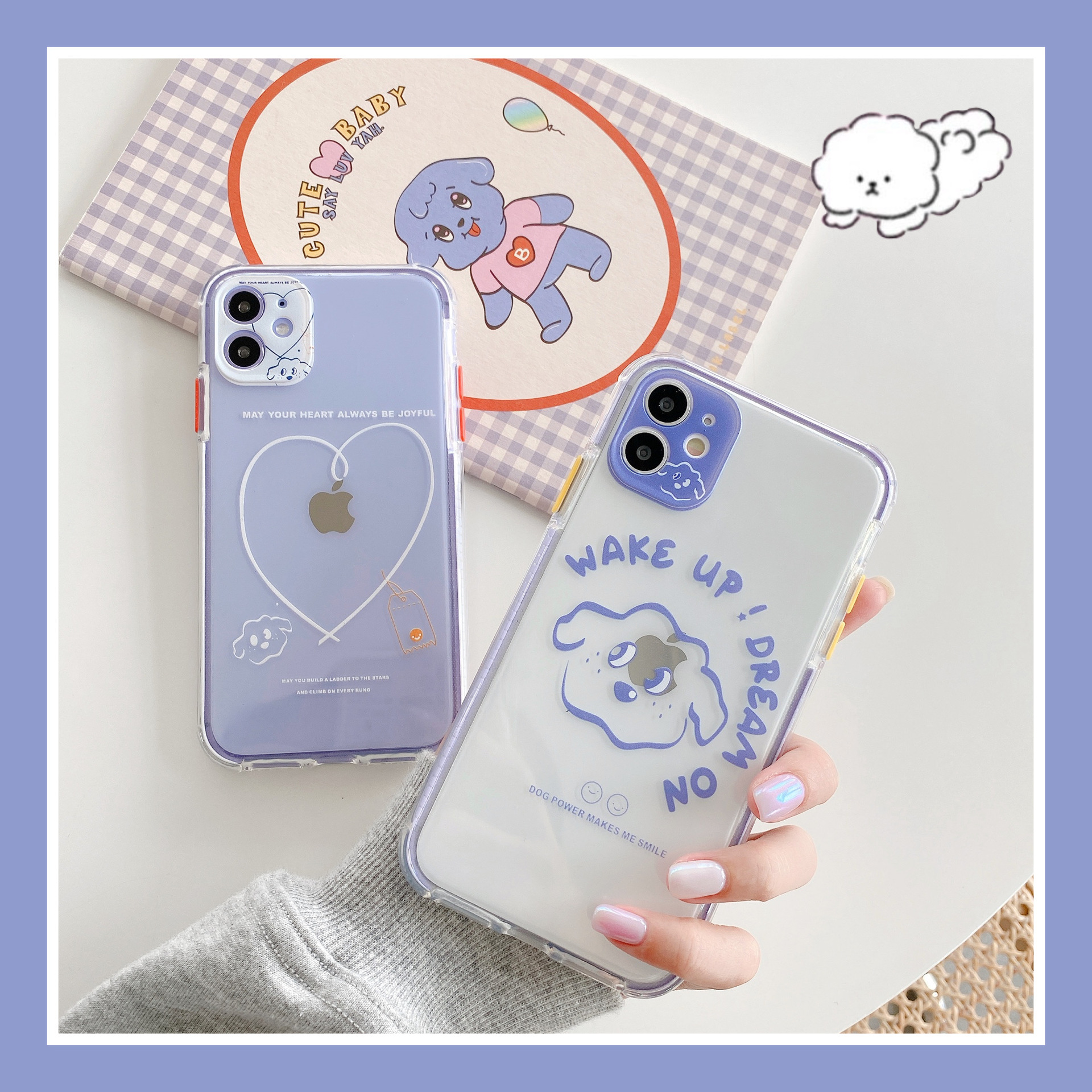 Phonecase For Iphone 11pro Xs Two-color Anti-fall Painted Mobile Phone Case Wholesale Nihaojewelry display picture 7