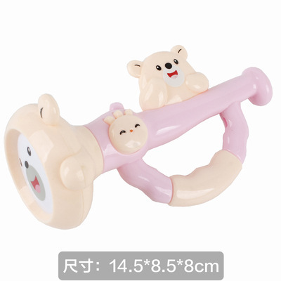 Hot selling hand rattle mother and baby gifts newborn baby toys pat drum small gifts puzzle stall manufacturers wholesale