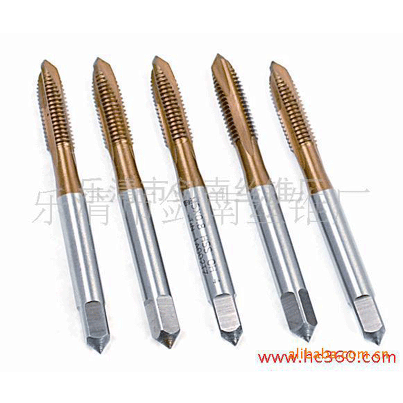 厂家供应全磨制TiN涂层螺尖英制机用丝攻丝锥  CJN剑南丝锥