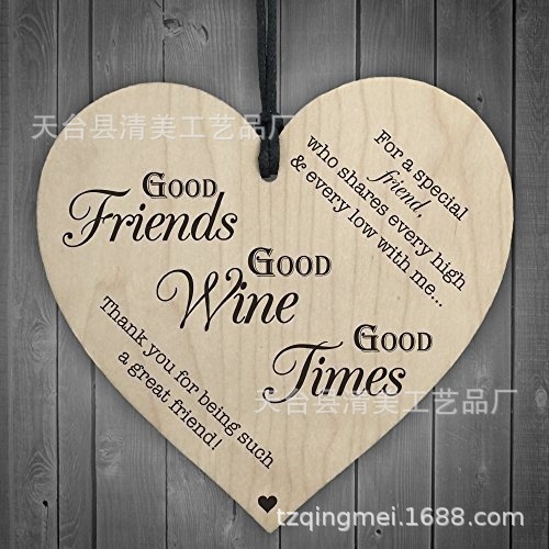 40 estilos 100mm amor madera chip colgante DIY madera colgante 1 paquete