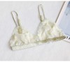 Sexy breast pads, lace wireless bra, french style, with embroidery