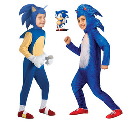 Sonic the Hedgehog cartoon children's clothing Sonic stage cosplay costume new design