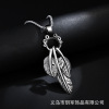 Necklace stainless steel, pendant hip-hop style, accessory, European style, simple and elegant design