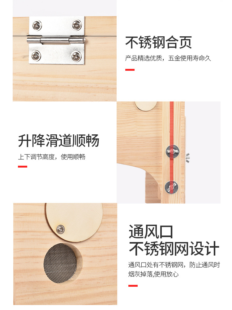 Wooden Moxibustion Box Portable Multi-Position Moxa Burner for Home and Wellness Studio Use in use