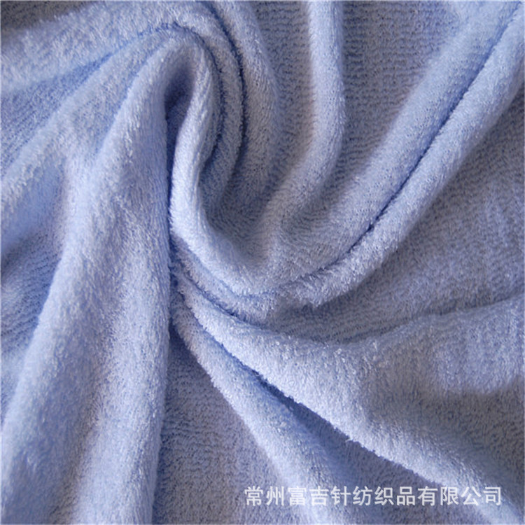 工厂直销针织莫代尔双面毛巾布 春夏 凉感 儿童浴巾床上用品面料