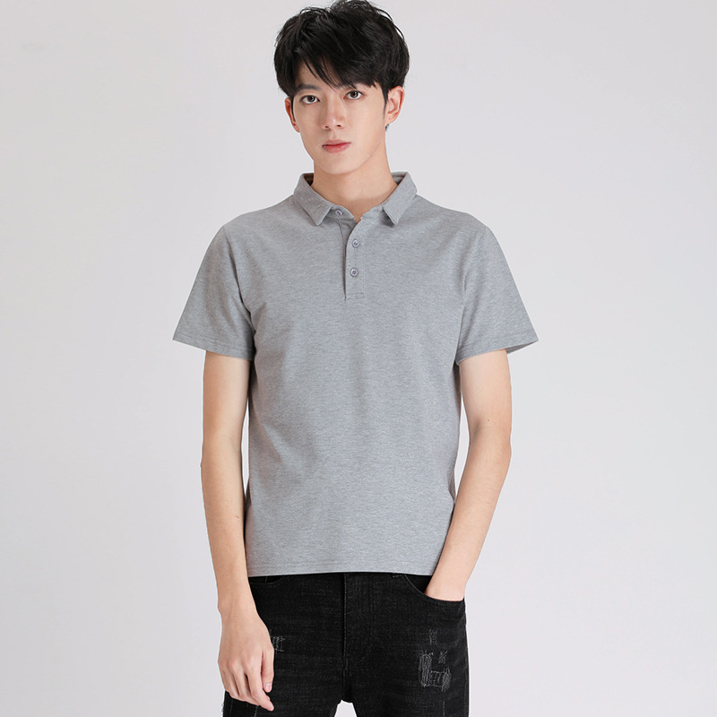 St. Yaro T-shirt men's spring autumn loose polo undershirt student pullover t-shirt trend ins casual top wholesale
