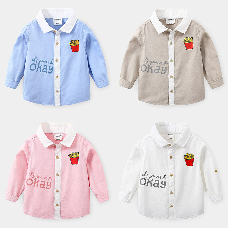 autumn children's shirt for boys