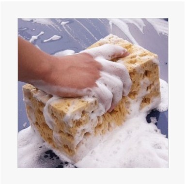 Nido de abeja Super anti-desgaste de la esponja de lavado de coches de coral grueso esponja de limpieza de coches de gran agujero pintura del coche no duele