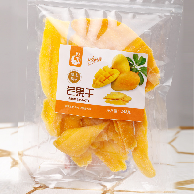 果与果 芒果干蜜饯果脯休闲零食水果干透明包装芒果干248g|ru