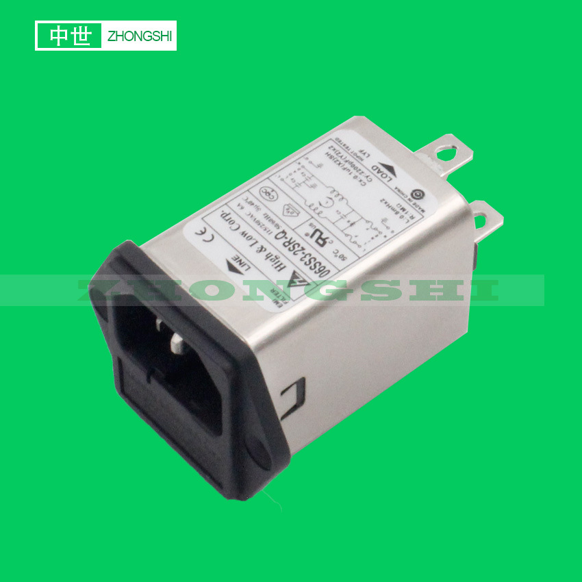 EMI双保险滤波器 二合一插座ICEC14电源滤波器多媒体影音处理器用