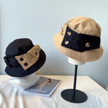 春夏CA4原标同款渔夫帽子女日本设计盆帽风衣元素布帽时装帽百搭