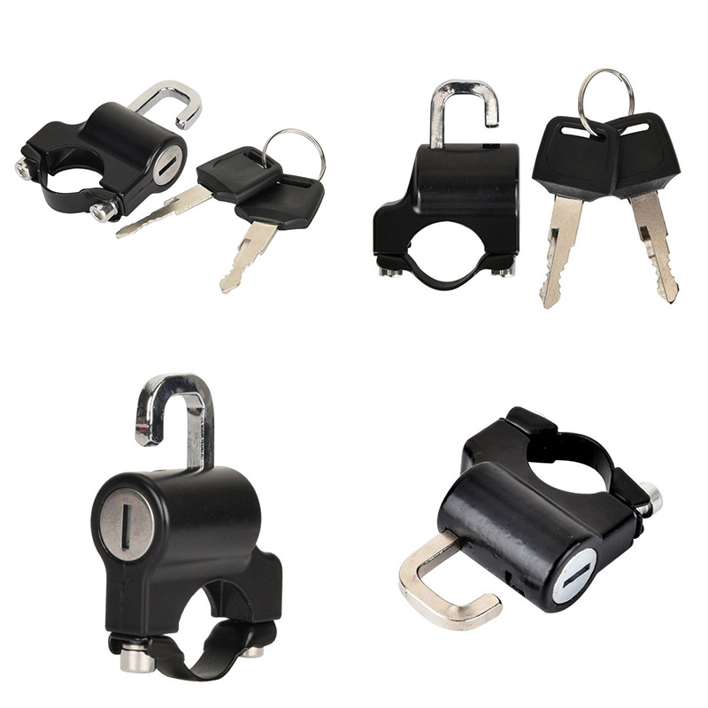 Electric Vehicle Helmet Lock, Bicycle Safety Helmet Lock, Electric Scooter Hook Lock, Motorcycle Anti-Theft Universal Multi-Functional Lock