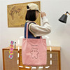 Brand cute one-shoulder bag, capacious backpack, cloth bag, South Korea, for students