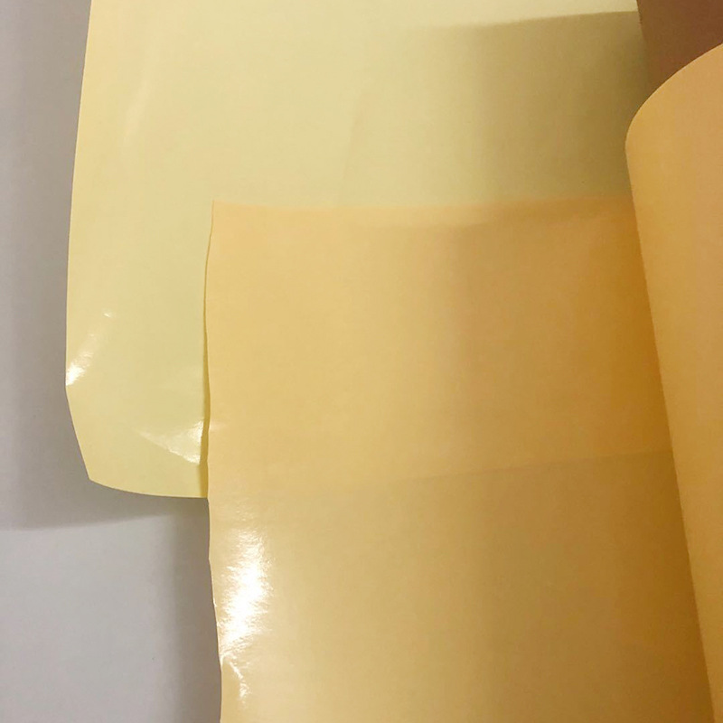 专业生产.单双塑单双硅浅黄离型纸 单双塑单双硅黄色离型纸