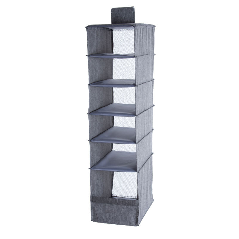 Bolsa colgante para guardar ropa interior, ropa de tela, almacenamiento colgante con múltiples compartimentos tipo cajón, almacenamiento tridimensional para dormitorio. image 10