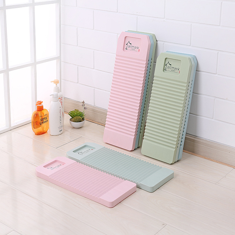 Elegant Series Plastic Scrub Board, Large and Small Laundry Size Home Laundry Helper, Handheld Scrub Board