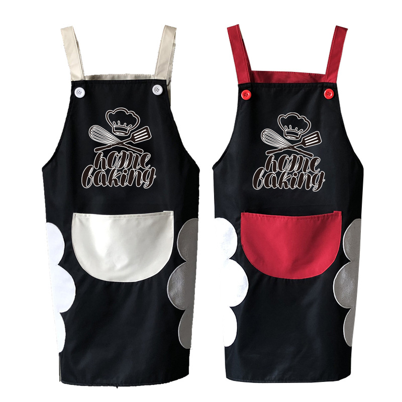 Delantal de mano borrable primavera y otoño hogar cocina impermeable a prueba de aceite bata babero adulto cocina mujer más tamaño cintura de la moda