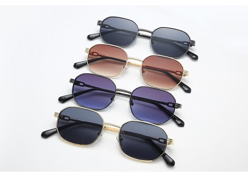 Ins Style Streetwear Solid Color Ac Square Full Frame Women's Sunglasses display picture 10