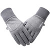 Men's demi-season fleece keep warm gloves, windproof waterproof non-slip street motorcycle