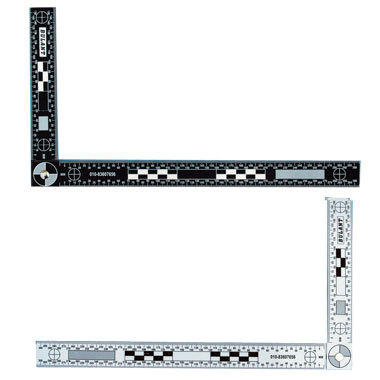 30x15厘米双面黑白折角尺（可调角度）