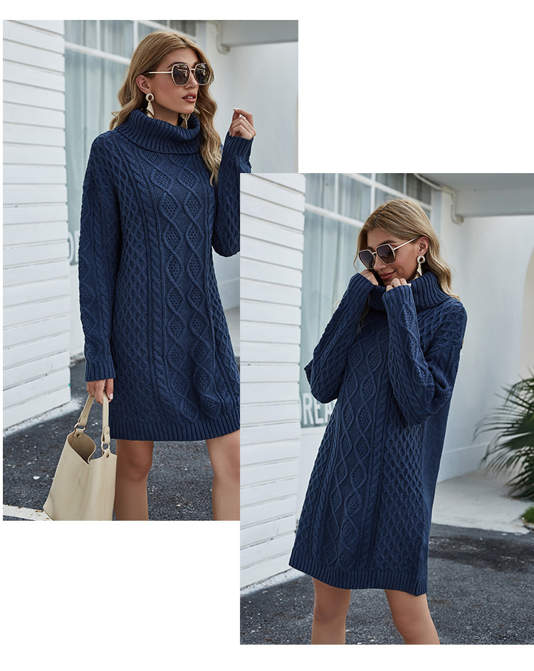 loose sweater knitted dress NSYH7145