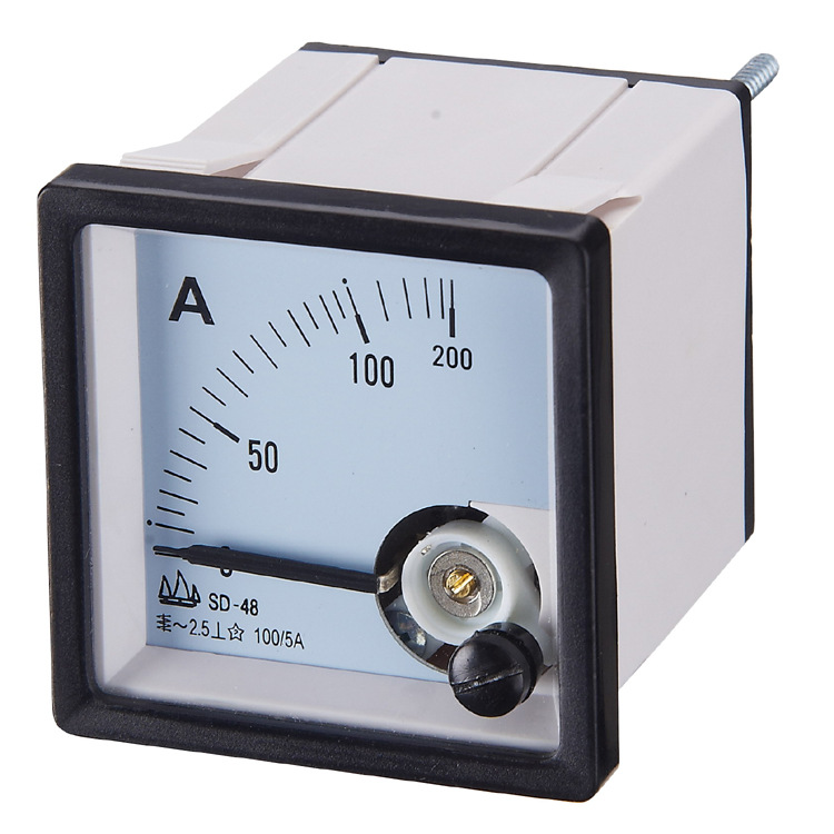厂家供应动铁式交流电流表指针表板表SD-48/99t1