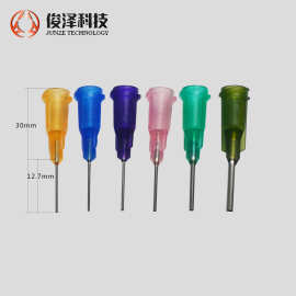 厂家批发螺口塑钢针，精密点胶针头，不锈钢点胶针头，点胶配件