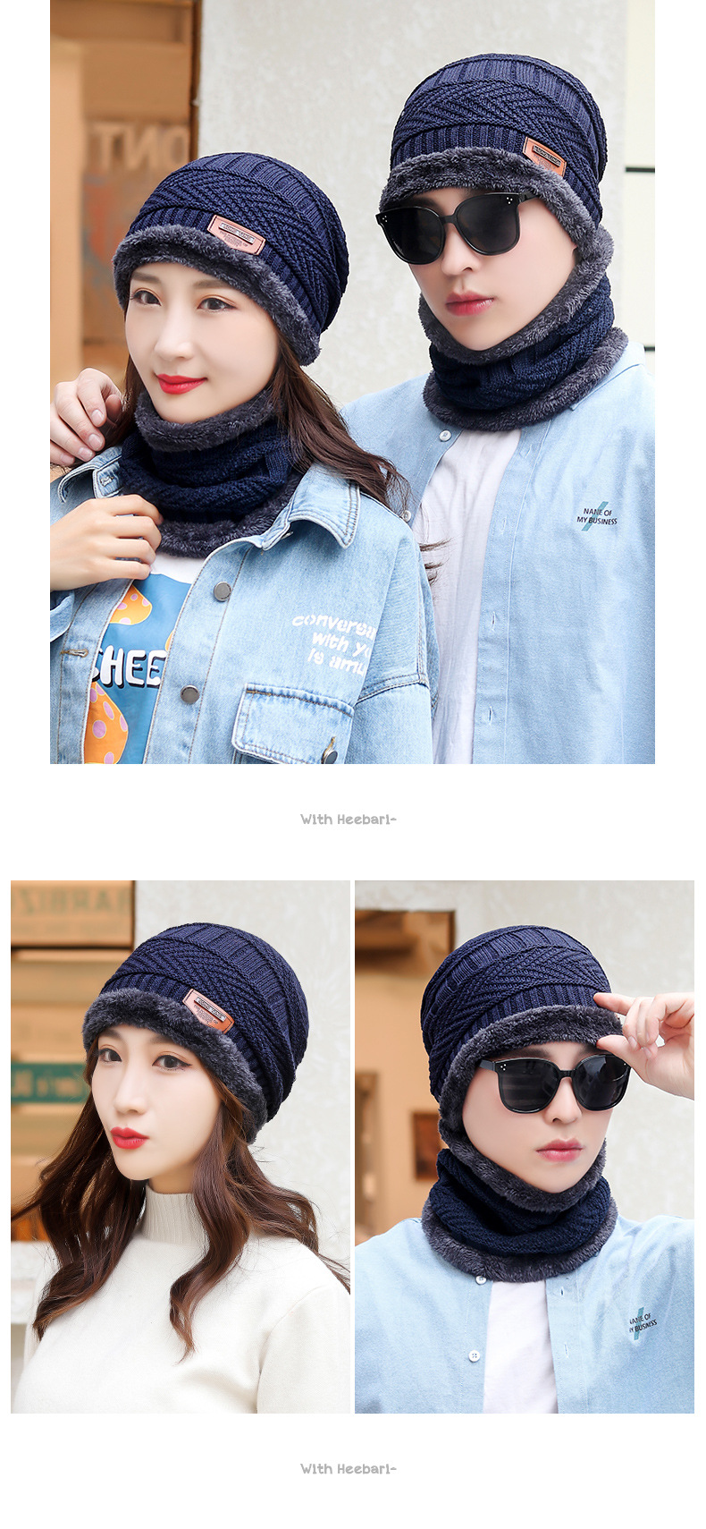 Unisex Basic Simple Style Twist Eaveless Wool Cap display picture 2