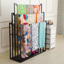 铁艺围巾架子落地式展示架服装店挂丝巾架腰带布料架裤架陈列货架