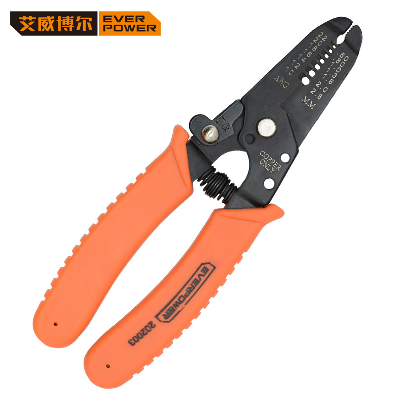 艾威博尔三合一多功能 剥线钳 剥线剪线压接多功能合一电工剥线钳