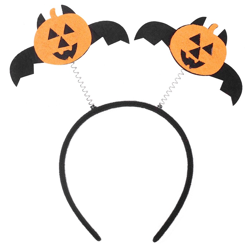 萬(wàn)圣節(jié)兒童成人舞會(huì)表演演出道具萬(wàn)圣節(jié)頭箍蝙蝠骷髏南瓜頭扣頭飾