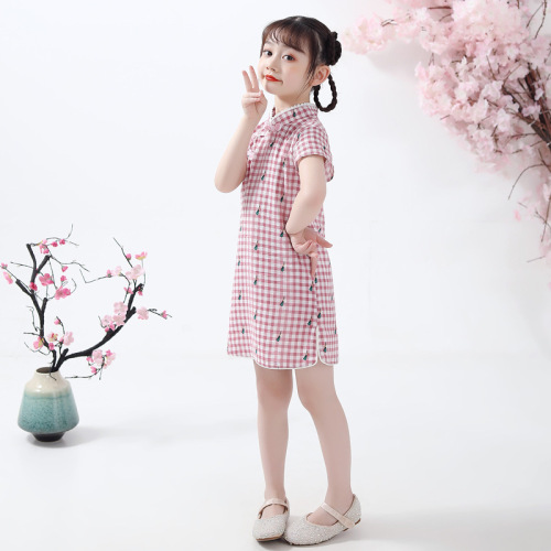 Cheongsam for kids Girl Chinese Dress cheongsam skirt Chinese children Chinese Dress cheongsam dress foreign style little girl Chinese Dress cheongsam