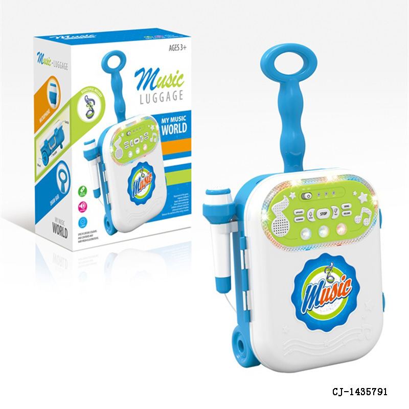 New trolley Speaker Microphone children karaoke music Enlightenment musical instrument multifunctional singing microphone toy