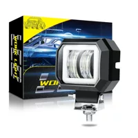 XMY 7D 20W square car LED motorcycle spotlight with aperture led inspection light work light
