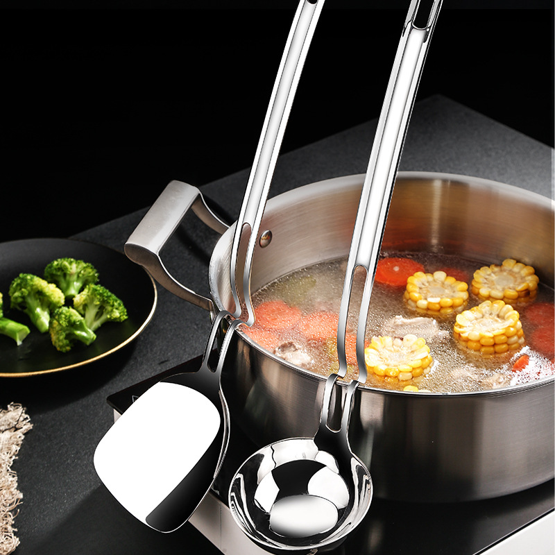 Stainless steel spatula 304 a soup spoon Kitchen household Cooking Shovel a soup spoon originality Kitchenware cooking Wall