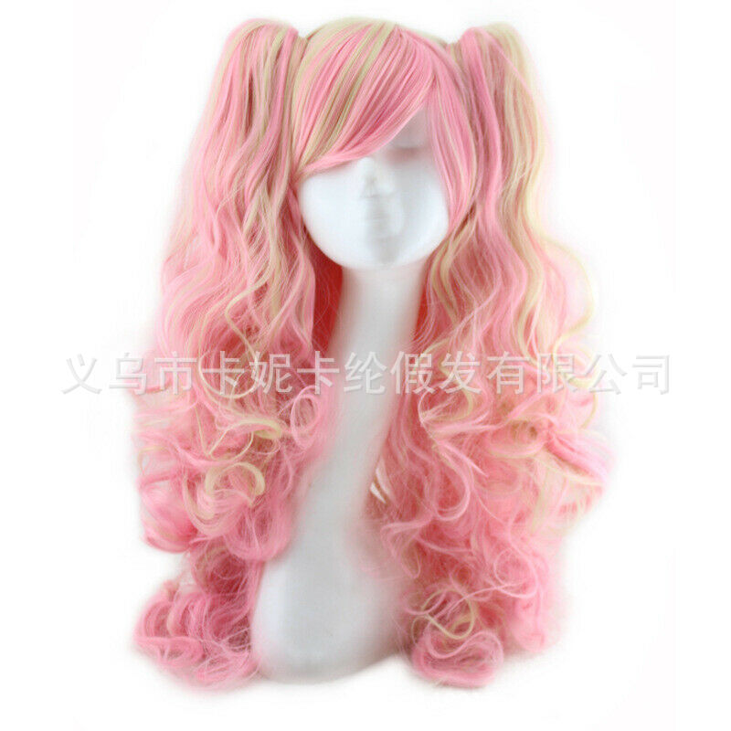Moda fiesta de Halloween Lolita ondulado peluca cubierta de pelo