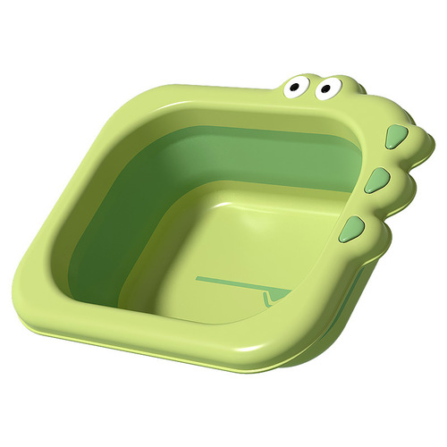 Thickened newborn baby and children's supplies foldable washbasin for washing buttocks cartoon PP baby small basin