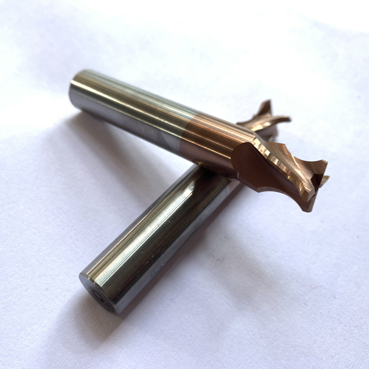 AJR供应非标钨钢内R刀古铜色涂层   四刃外R刀 反R刀